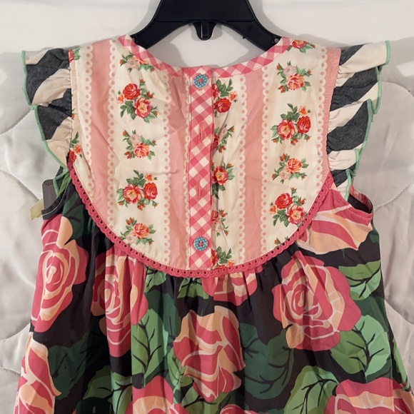 Matilda Jane All Abloom Dress flutter Roses NWT 6 - Picture 10 of 12